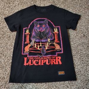 Steven Rhodes  the Conjuring of Lucipurr Tee